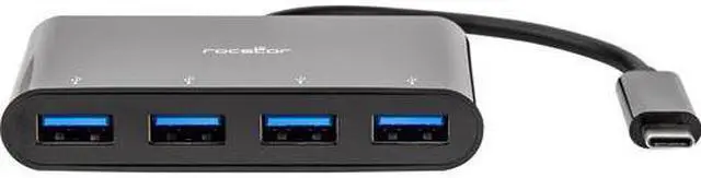 Alt view image 2 of 9 - Rocstor Slim Portable 4 Port USB C Hub Y10A228B2
