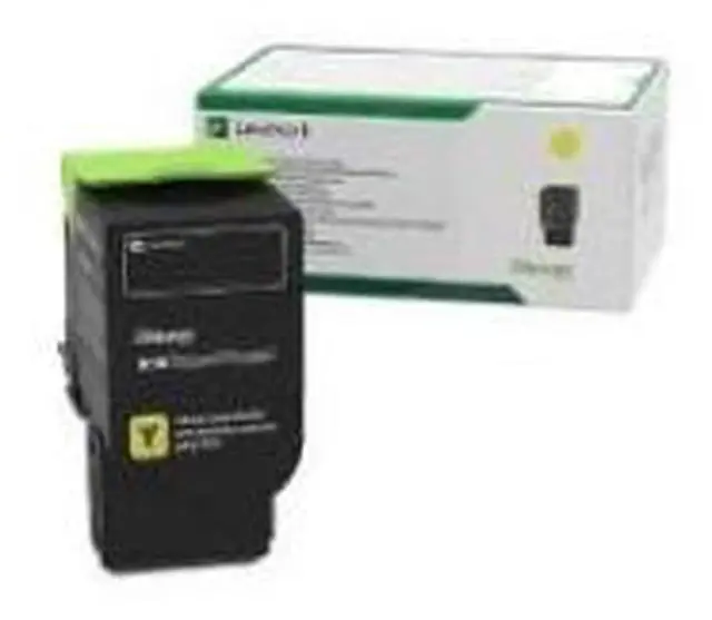 Alt view image 6 of 12 - Lexmark 78C10Y0 Return Program Toner Cartridge - Yellow