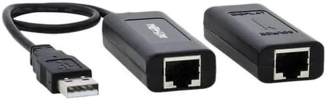 Alt view image 10 of 20 - Tripp Lite USB Over Cat5/Cat6 Extender Kit 1-Port with PoC USB 2.0 164 ft. (B203