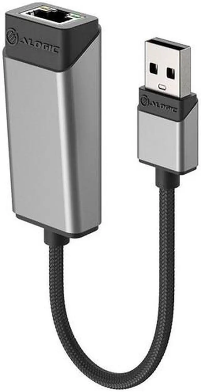 Alt view image 2 of 3 - ALOGIC Ultra USB-A Male to RJ45 Gbit Ethernet Female Adapter ULAGESGR