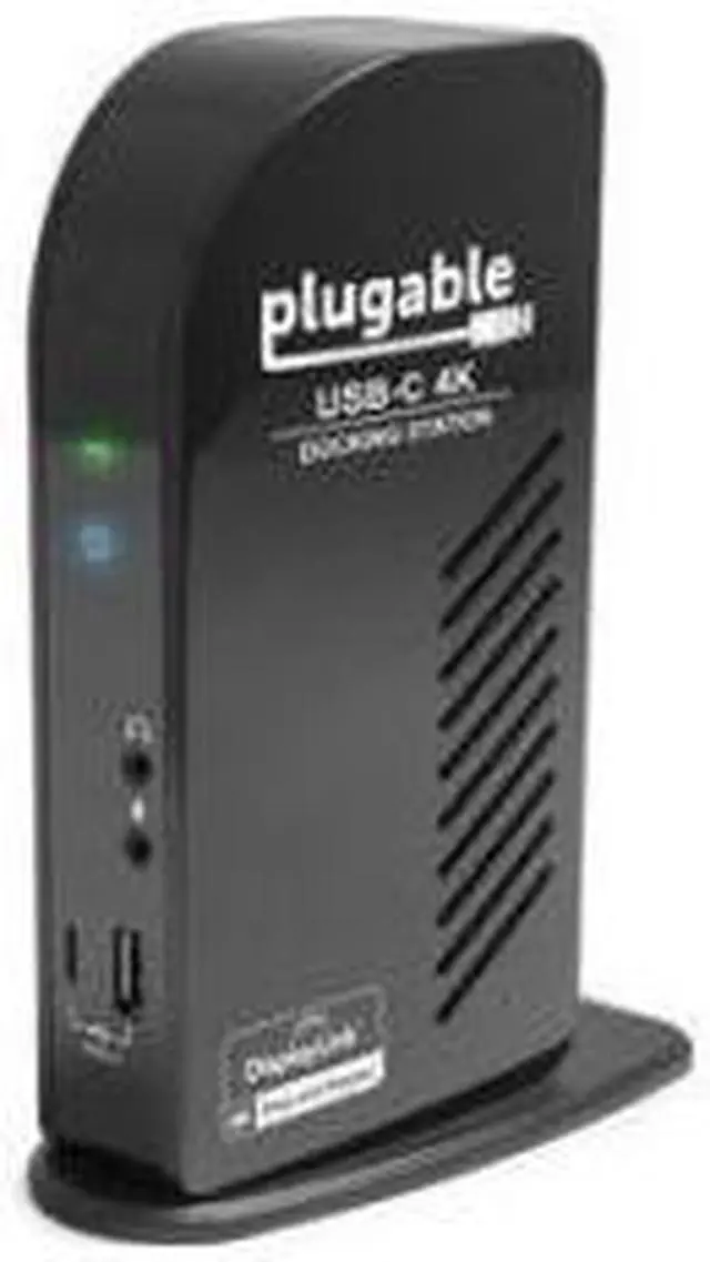 Alt view image 8 of 18 - Plugable USB C 4K Triple Monitor Laptop Docking Station with 100W Power Delivery, 3x HDMI and 3x DisplayPort, for Thunderbolt 3/4 and USB-C Windows and Mac