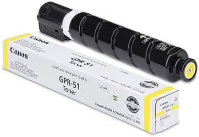 Alt view image 3 of 5 - Canon GPR-51 8519B003 ImageRunner Advance C250 C255 C256 C350 C355 C356 Toner Cartridge (Yellow) in Retail Packaging