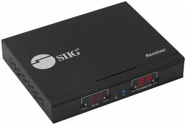 Alt view image 3 of 12 - SIIG CE-H25C11-S1 HDMI 2.0 4K60Hz Over IP Extender & Matrix with IR Receiver