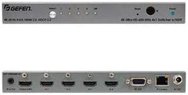 Main image of Gefen EXT-UHD600-41 4K Ultra Hd 600 Mhz 4X1 Switch