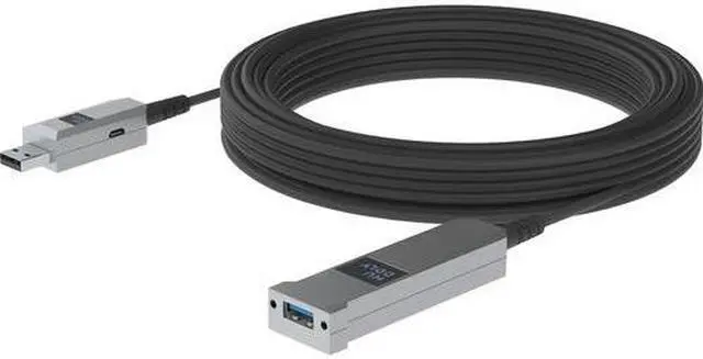 Alt view image 6 of 10 - Huddly USB AOC Data Transfer Cable - 32.81 ft - Type A Male - Type A Female