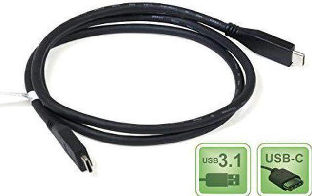 Alt view image 6 of 13 - Plugable 10Gbps USB C to USB C Cable, 3.3 feet (1 Meter), 5A, USB-IF Certified, USB 3.1 Gen 2 Type-C - Driverless