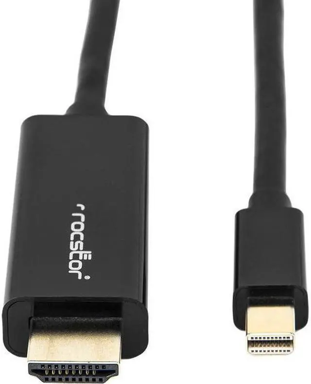 Alt view image 2 of 16 - Rocstor Premium Mini DisplayPort to HDMI Cable M/M Y10C197B2