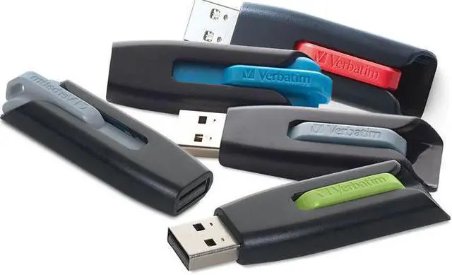 Alt view image 9 of 11 - Verbatim 32GB Store 'n' Go V3 USB 3.0 Flash Drive 5pk Assorted 70900