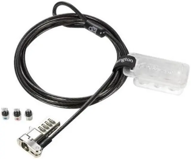 Alt view image 3 of 11 - Kensington Universal 3-in-1 Combination Laptop Lock K62316WW