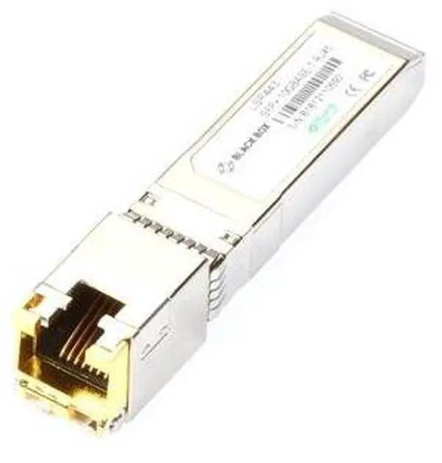 Alt view image 4 of 9 - Black Box Network Services LSP443 10G Base-T RJ45 Copper SFP Plus Transceiver