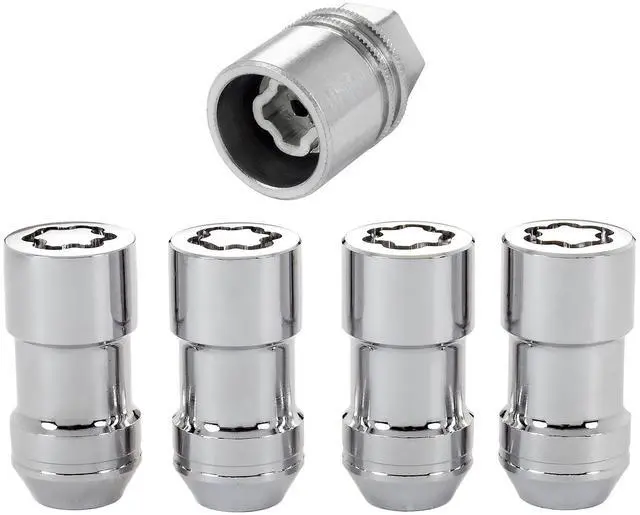 Alt view image 12 of 13 - McGard 24234 Chrome Cone Seat Wheel Lock Set (9/16"-18)