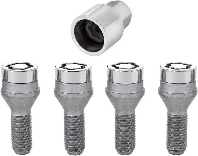Alt view image 14 of 16 - McGard 27179 Chrome Bolt Style Cone Seat Wheel Lock Set (M12 x 1.5)