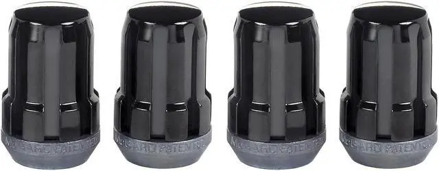 Alt view image 11 of 12 - McGard 65354BK Chrome/Black Cone Seat SplineDrive Lug Nuts (M12 x 1.25)Set of 4