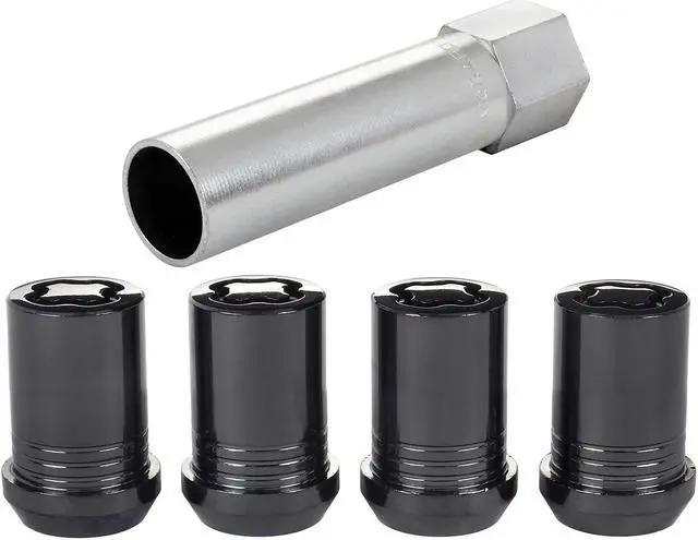 Alt view image 13 of 15 - McGard 25357 Wheel Lock Set - 7/8" Hex x M12 x 1.5" Thread - Black/Chrome