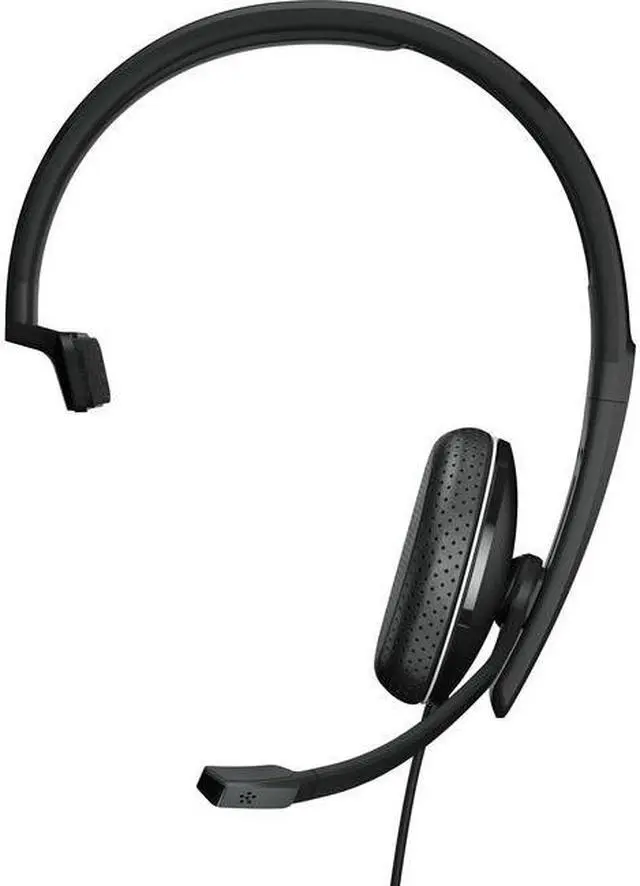 Alt view image 8 of 14 - EPOS | SENNHEISER ADAPT 135 II Headset - Stereo - Mini-phone (3.5mm) - Wired - 20 Hz - 20 kHz - On-ear - Monaural - 3.67 ft Cable - Noise Canceling - Black