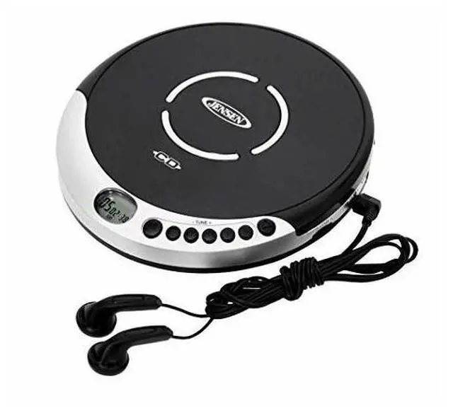 Alt view image 4 of 4 - JENSEN CD-60R Portable CD Player with Bass Boost