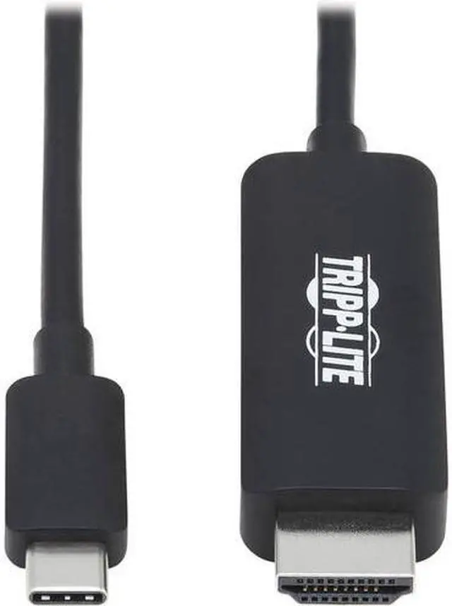 Alt view image 8 of 16 - Tripp Lite U444-006-HBE USB-C to HDMI Adapter Cable M/M Black 6 ft. U444006HBE