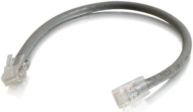 Alt view image 6 of 6 - C2G 00961 Cat6 Cable - Non-Booted Unshielded Ethernet Network Patch Cable, Gray (6 Inches)
