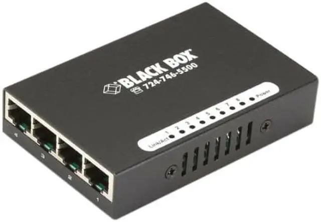 Alt view image 6 of 9 - Black Box USB-Powered 10/100 8-Port Switch
