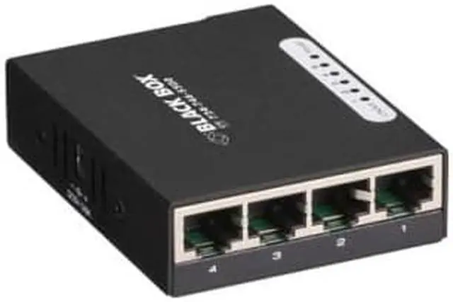 Alt view image 13 of 17 - Black Box USB-Powered 10/100 5-Port Switch