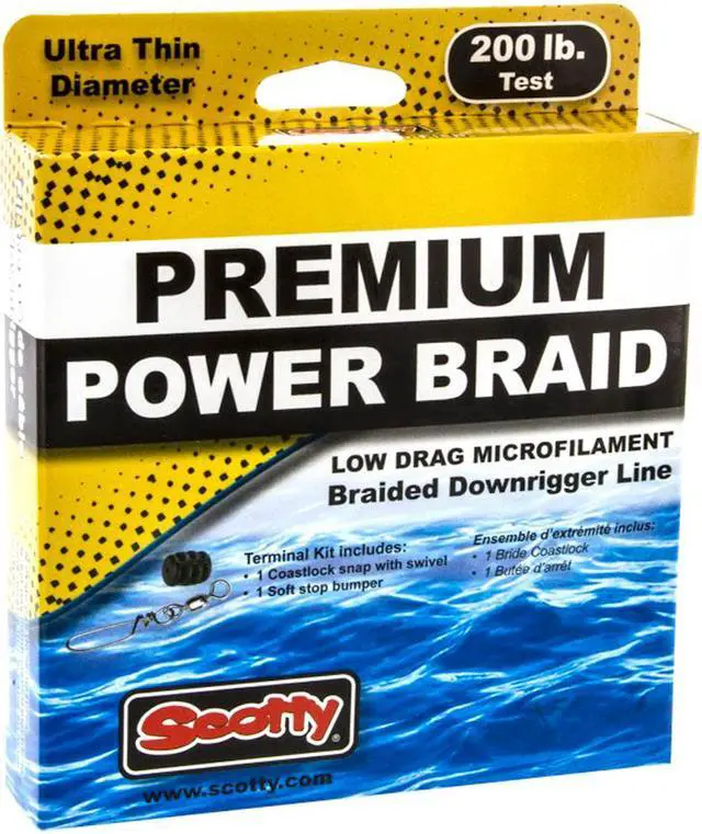 Alt view image 7 of 9 - SCOTTY POWER BRAID DOWNRIGGER LINE 200LB TEST 200 FT