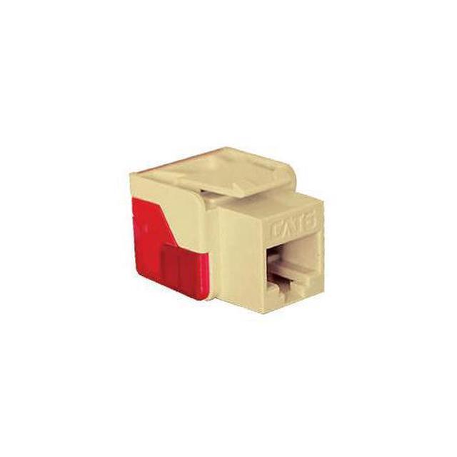 thumbnail image 2 of ICC 25-Pack Cat6 Keystone Jacks - White RJ45 Ethernet Connectors For Network Installation 2 of 9