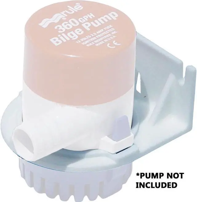 Main image of RULE SIDE MOUNT BRACKET FOR OLDER 360-1100 GPH ROUND PUMPS 66