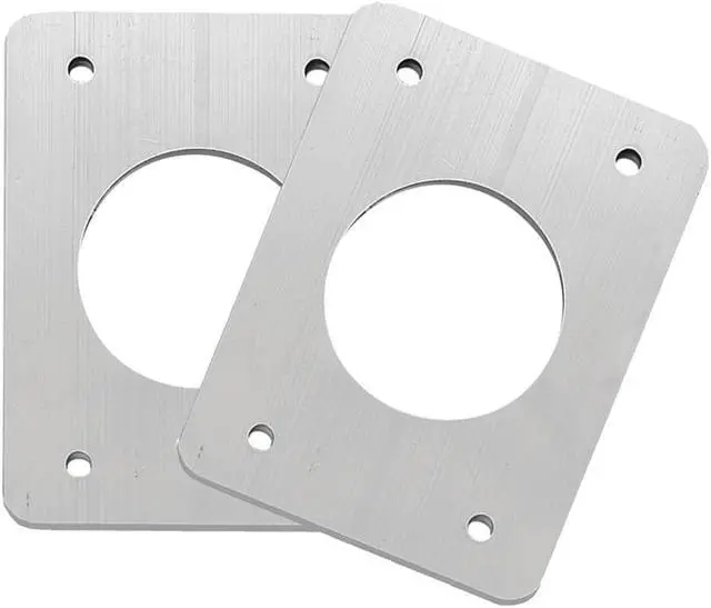 Alt view image 5 of 8 - Taco Backing Plates For Grand Slam Outriggers Anodized Alum - BP-150BSY-320-1