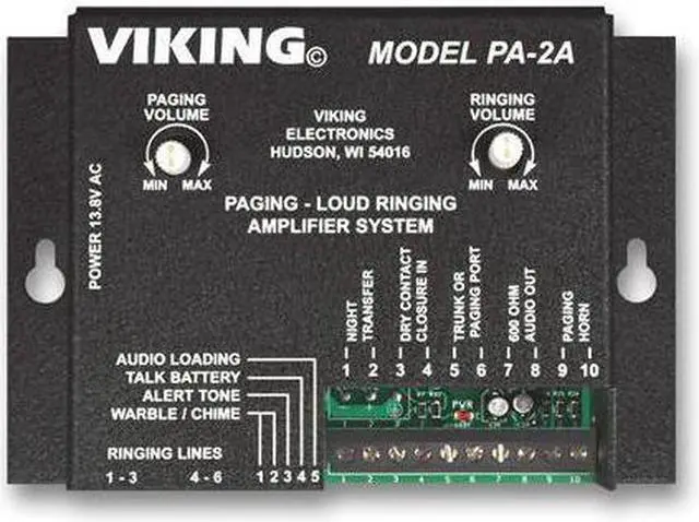 Alt view image 7 of 12 - Viking Paging and Loud Ringer
