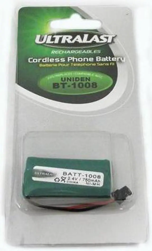 Alt view image 5 of 7 - Dantona 2.4V, 750mAh Uniden BT-1008 Equivalent Battery (BATT1008)