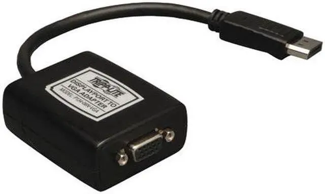 Alt view image 4 of 4 - Tripp Lite DisplayPort to VGA Active Cable Adapter, Converter for DP to VGA (M/F), 1920x1200/1080p, 6-in. (P134-06N-VGA)