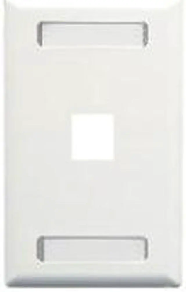Main image of FACEPLATE- ID- 1-GANG- 1-PORT- WHITE