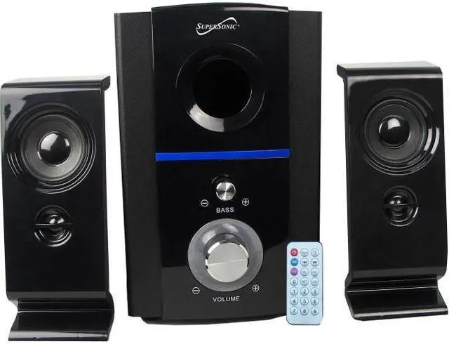 Main image of Supersonic SC-1126BT Bluetooth Multimedia Speaker System  FM Radio, SD/USB, Remote Control | 25W RMS