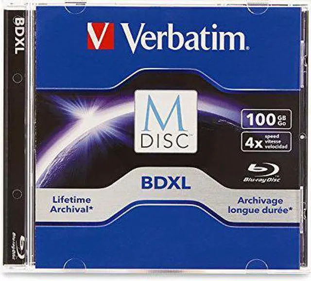 Alt view image 8 of 8 - Verbatim Blu-ray Recordable Media - BD-R XL - 4x - 100 GB - 1 Pack Jewel Case