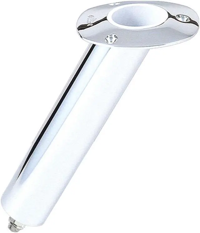 Main image of LEE'S TACKLE INC. LEE'S 30 DEGREE SS FLUSH MOUNT SWIVEL BASE ROD HOLDER 2"X6.5" RH5165