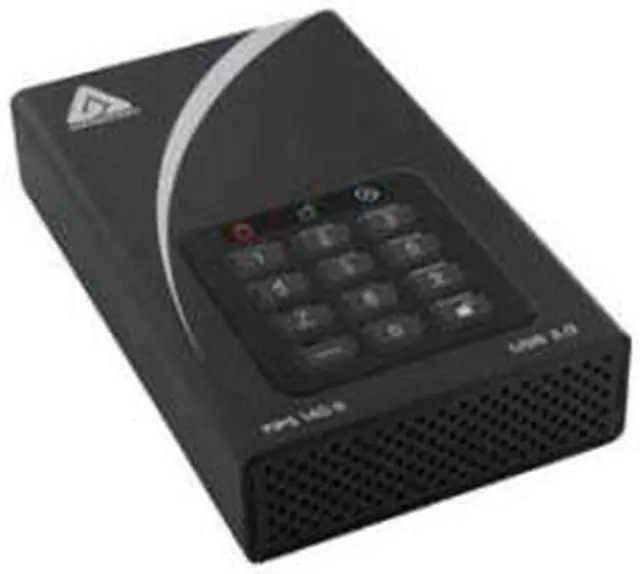 Main image of Apricorn Aegis Padlock Dt Fips Adt-3Pl256f-4000 4 Tb Desktop Hard Drive - 3.5" External - Black
