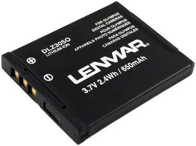 Alt view image 2 of 2 - DLZ305O 650mAh Li-Ion Replacement Battery for Olympus LI-70B