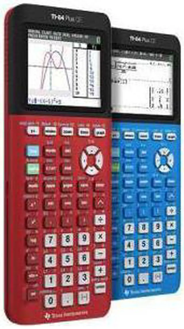 Alt view image 3 of 9 - Texas Instruments TI-84 Plus CE Graphing Calculator - Radical Red