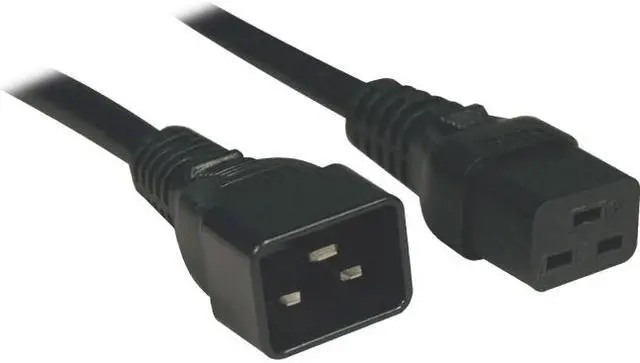 Main image of Tripp Lite Heavy-Duty Power Extension Cord, 15A, 14 AWG (IEC-320-C19 to IEC-320-C20), 10 ft. (3 m) (P036-010-15A)