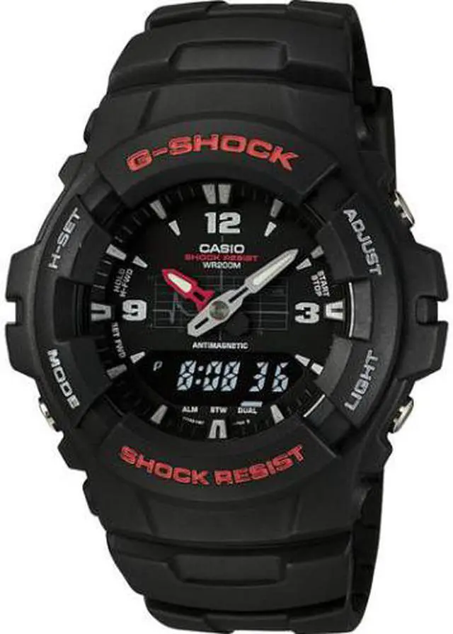 Alt view image 20 of 20 - CASIO G100-1BV G Shock Analog Digital Watch