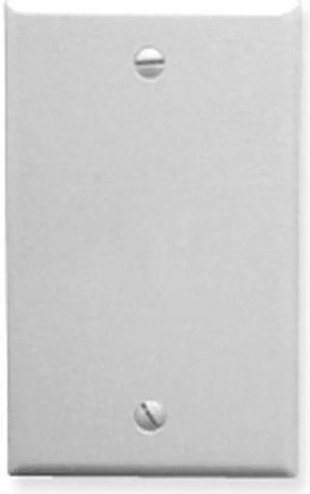 Main image of Flush Wall Plate Blank WHITE