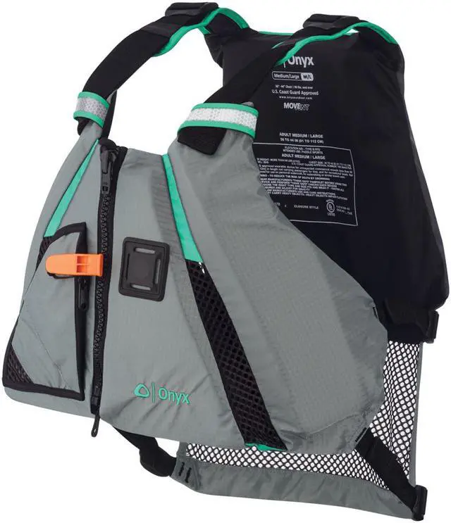 Main image of ONYX MOVEMENT DYNAMIC PADDLE SPORTS LIFE VEST XL/2X AQUA