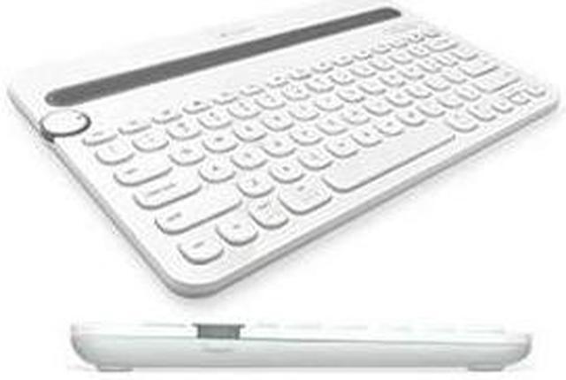 Alt view image 10 of 10 - Logitech K480 Bluetooth Multi-Device Mini Wireless Desk Keyboard for Computer,Tablet and Smartphone-Black/White