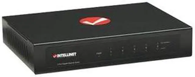 Alt view image 15 of 19 - Intellinet 5-Port Gigabit Ethernet Switch, Desktop Size, Metal Housing, IEEE 802.3az (Energy Efficient Ethernet)