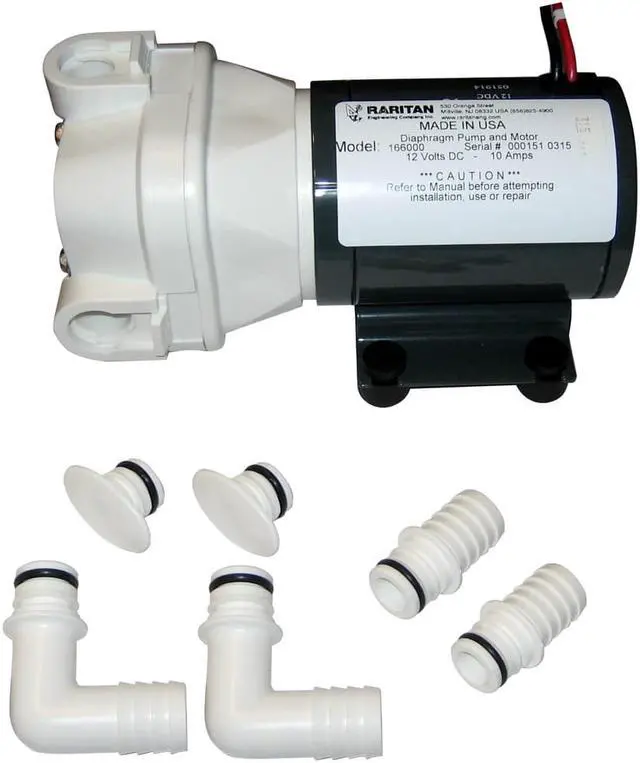 Alt view image 2 of 6 - Raritan Diaphragm Intake Pump - 12VDC