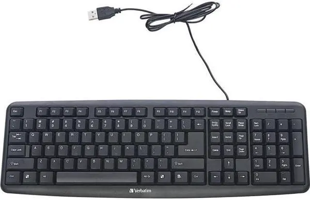Alt view image 14 of 20 - Verbatim 99201 Black USB 2.0 (also compatible with USB 1.1 ports) Wired Keyboard