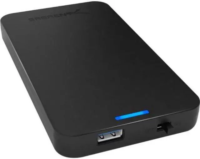Alt view image 9 of 9 - SABRENT 2.5-Inch SATA to USB 3.0 Tool-Free External Hard Drive Enclosure [Optimized for SSD, Support UASP SATA III] Black (EC-UASP)