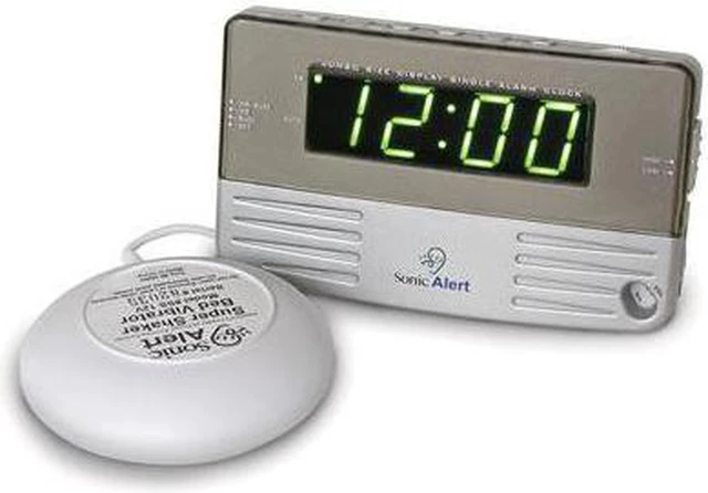 Alt view image 4 of 6 - SONIC BOMB SB200SSEU ALARM CLOCK W/ BED SHAKER