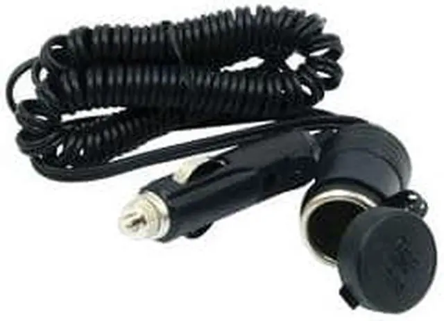 Alt view image 2 of 11 - Roadpro Cigarette Lighter Adapter, Coiled Cord 7" W x 1" D x 4" H  RPPS-2231