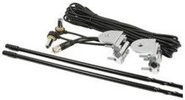 Main image of ROADPRO R RPPS-24KB 4FT DUAL ANTENNA KIT  BLACK